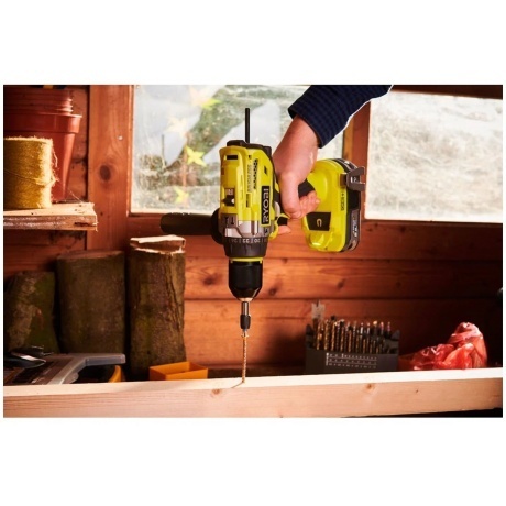 Дрель-шуруповерт бесщеточная ударная R18PD7-252S 5133004391 Ryobi One+ - фото 6