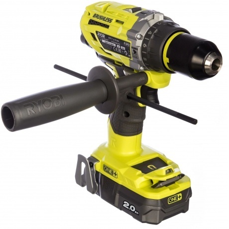 Бесщеточная ударная дрель шуруповерт R18PD7-220B 5133004295 Ryobi One+ - фото 2