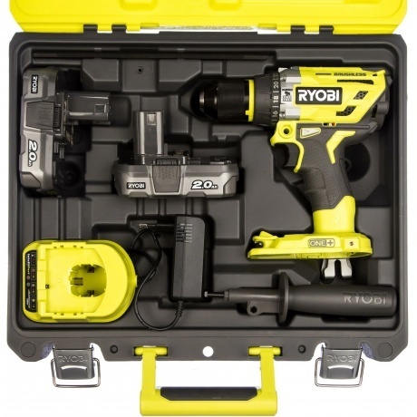 Бесщеточная ударная дрель шуруповерт R18PD7-220B 5133004295 Ryobi One+ - фото 6