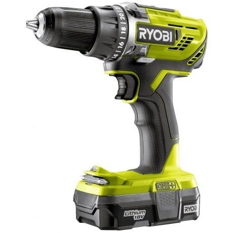 Дрель-шуруповерт Ryobi One+ Li-Ion R18DD3-120S 5133003347