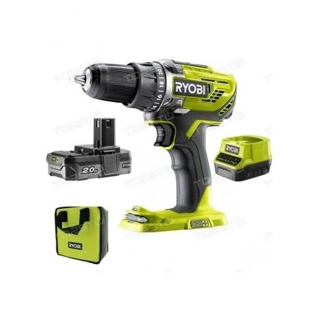 Дрель-шуруповерт Ryobi One+ Li-Ion R18DD3-120S 5133003347 - фото 5