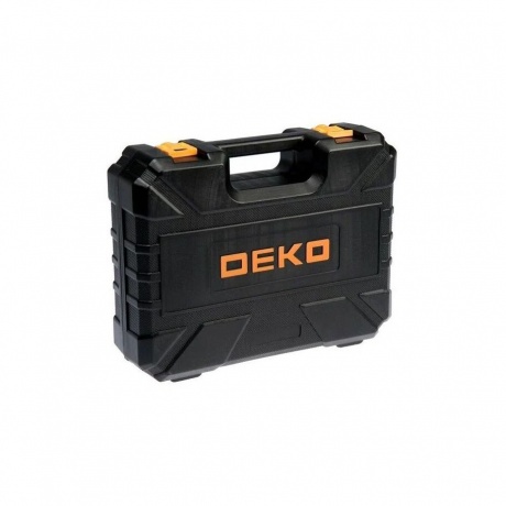 Аккумуляторная дрель-шуруповерт DEKO DKCD20V в кейсе + набор 63 инструмента для дома, 20В, 2х3.0Ач - фото 3