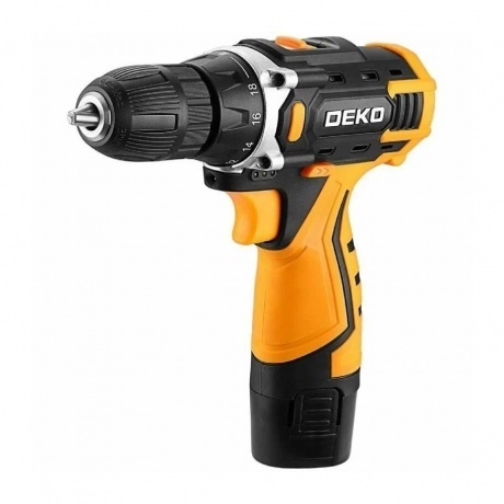 

Аккумуляторная дрель-шуруповерт DEKO DKCD12V в кейсе, 12В, 2х1.5Ач