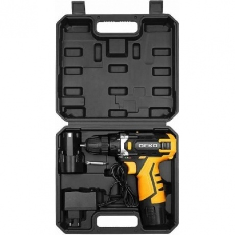 Аккумуляторная дрель-шуруповерт DEKO DKCD12V в кейсе, 12В, 2х1.5Ач - фото 3