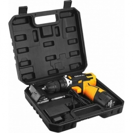 Аккумуляторная дрель-шуруповерт DEKO DKCD12V в кейсе, 12В, 2х1.5Ач - фото 4