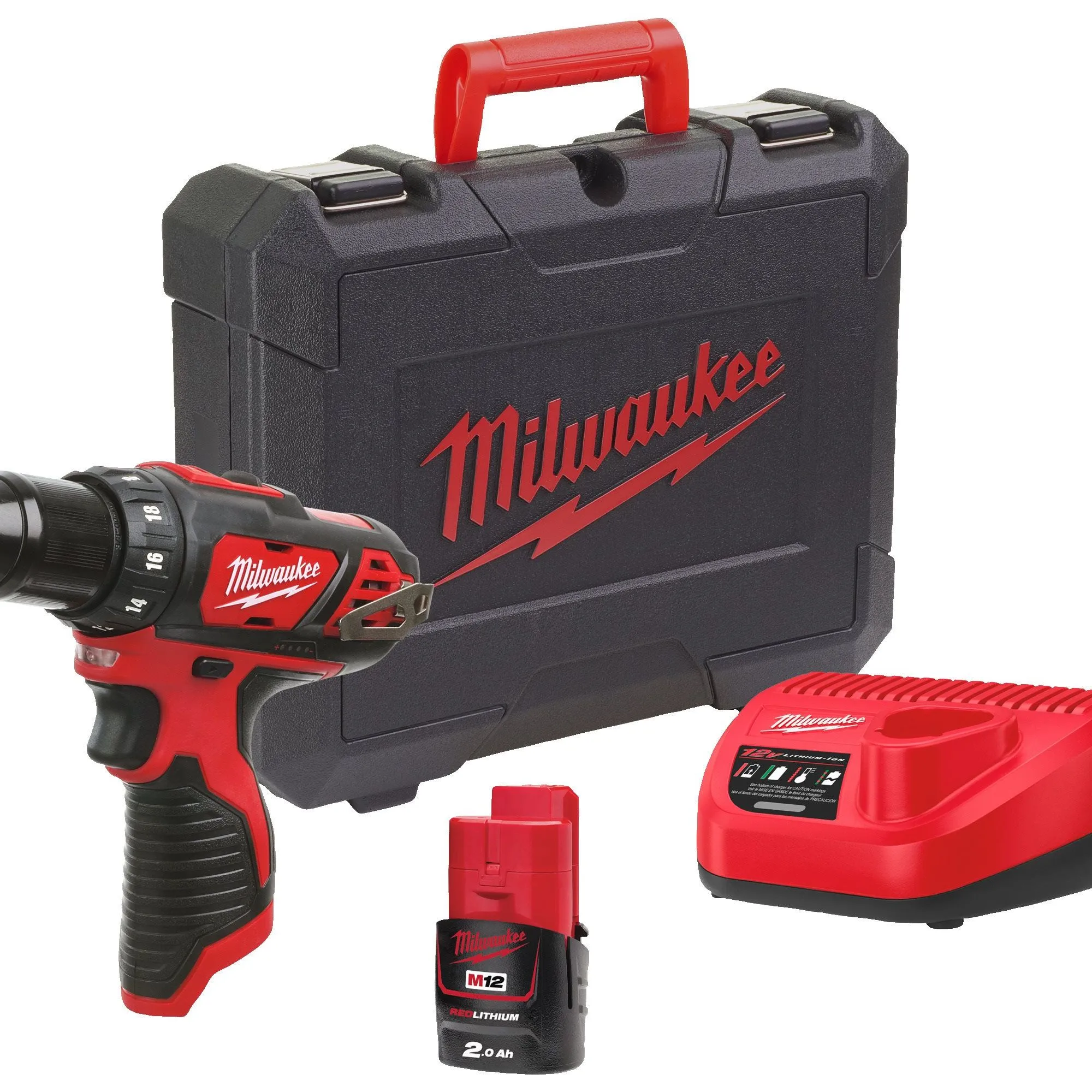 Дрель-шуруповерт Milwaukee M12 BDD-201C (4933479439) - фото 4