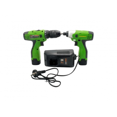 Шуруповерт аккумуляторный PA168Li 16В 33Нм Винтоверт аккумуляторный PA168IMP 16В 180Нм 2АКБ 2АчЗУ 7670₽