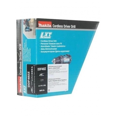 Дрель-шуруповерт Makita DDF482Z аккум. патрон:быстрозажимной - фото 11