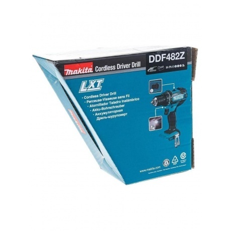 Дрель-шуруповерт Makita DDF482Z аккум. патрон:быстрозажимной - фото 12