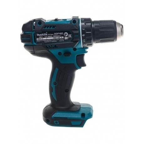 Дрель-шуруповерт Makita DDF482Z аккум. патрон:быстрозажимной - фото 4