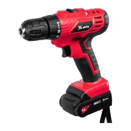

Дрель-шуруповерт аккумуляторная MCDL-12-02, Li-Ion, 12 В, 2 акк.// MTX