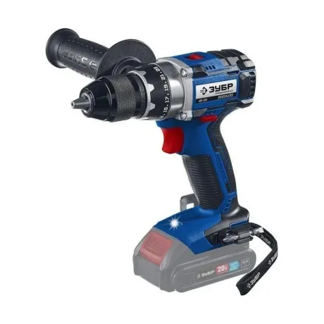 Дрель-шуруповерт ЗУБР Т7, 20 В, 70 Н·м, без АКБ, бесщеточная Про...