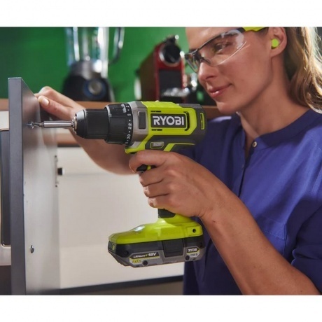 Дрель-шуруповерт Ryobi 18В RDD18-2C42S 5133005521 - фото 6