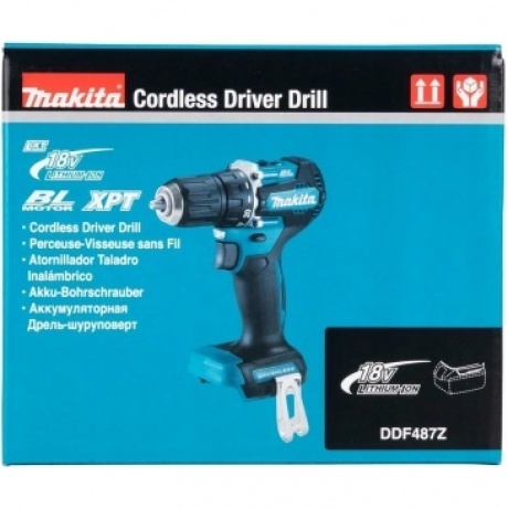 Дрель-шуруповерт Makita DDF487Z аккум. патрон:быстрозажимной - фото 14