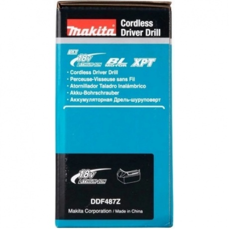 Дрель-шуруповерт Makita DDF487Z аккум. патрон:быстрозажимной - фото 15