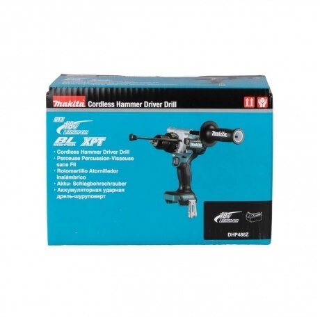 Дрель-шуруповерт Makita DHP486Z аккум. патрон:быстрозажимной - фото 14