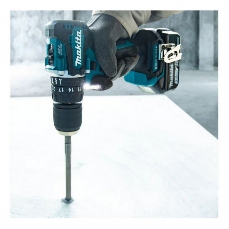 Дрель-шуруповерт Makita DHP487Z аккум. патрон:быстрозажимной - фото 17