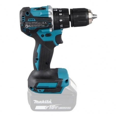 Дрель-шуруповерт Makita DHP487Z аккум. патрон:быстрозажимной - фото 6