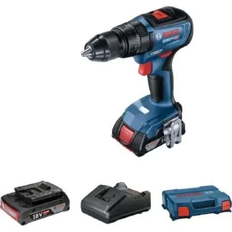 Дрель-шуруповерт Bosch GSB 18V-50 + L аккум. патрон:быстрозажимн...