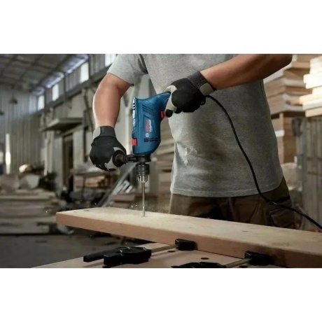 Дрель-шуруповерт Bosch GSB 600 600Вт патрон:ключев. (06011A0320) - фото 4