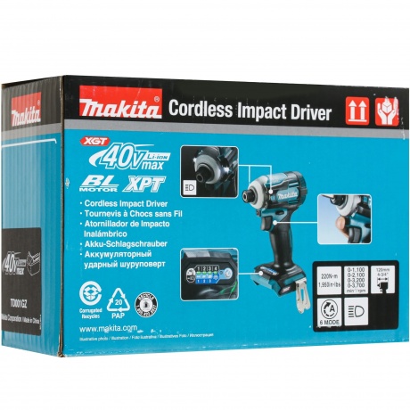 Шуруповерт Makita TD001GZ аккум. патрон:шестигр.1/4" - фото 17