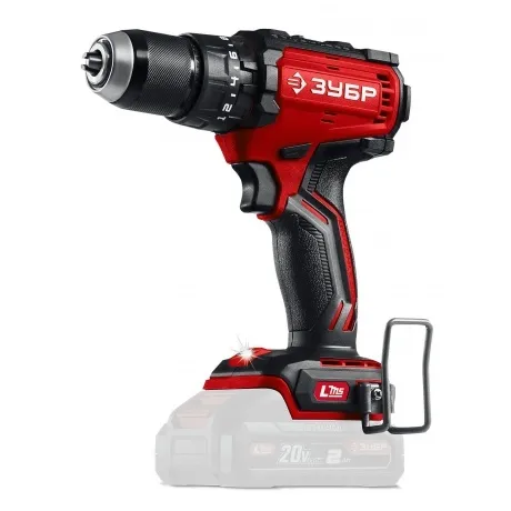 Дрель-шуруповерт ЗУБР 20 В, 65 Н·м, без АКБ (LMS), бесщеточная у...