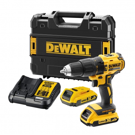 

Дрель-шуруповерт DeWalt DCD777M2T аккум. патрон:быстрозажимной (кейс в комплекте)