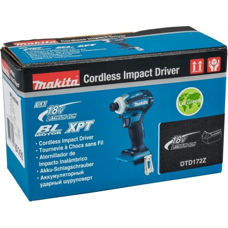 Шуруповерт Makita DTD172Z аккум. патрон:шестигр.1/4&quot; - фото 19