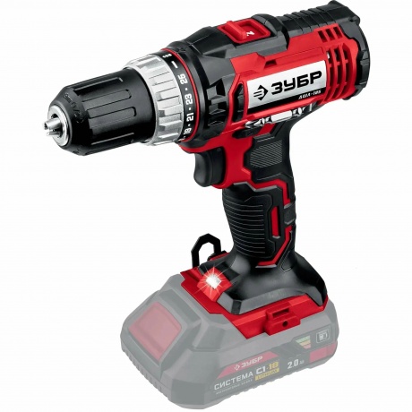Дрель-шуруповерт ЗУБР С1-18 18 В 40 Нм без АКБ ДШЛ-185 хорошее состояние 2288₽