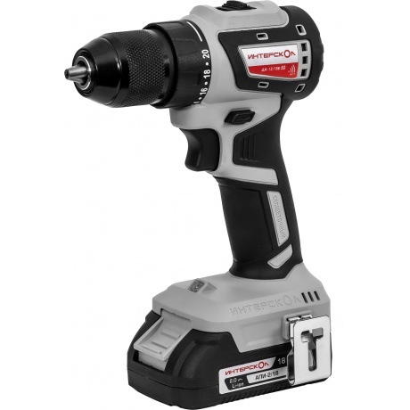 

Дрель-шуруповерт Интерскол ДА-13/18В 50 аккум. патрон:быстрозажимной (кейс в комплекте) (776.2.2.79)