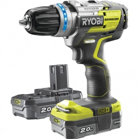 Дрель-шуруповерт Ryobi ONE+ бесщеточная ударная R18PDBL-220S 513...