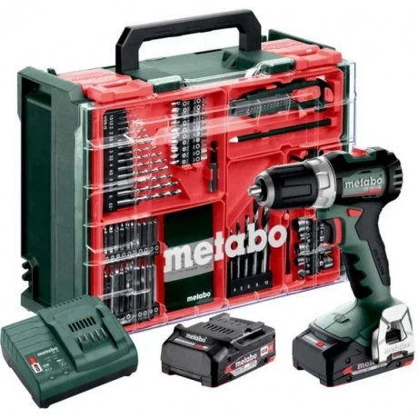 Дрель-шуруповерт Metabo BS 18 L BL Set 18Вт аккум. патрон:быстро...