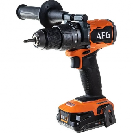 Дрель-шуруповерт бесщеточная аккумуляторная ударная AEG 18В BSB18C3BL-X02C 4935478937 36003₽