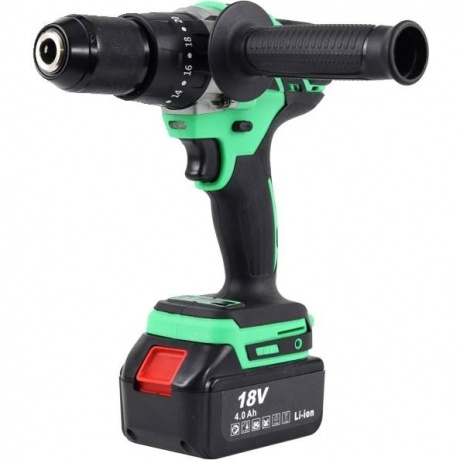 Дрель-шуруповерт аккумуляторная ударная Zitrek Green Impact 18V (18В, Li-ion 2x6.0Ач) отличное состояние