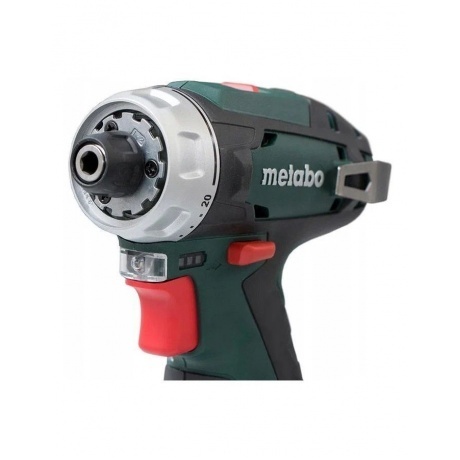 Дрель-шуруповерт аккумуляторная Metabo POWERMAXX BS x2 (600080500) - фото 3