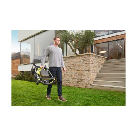 Газонокосилка аккумуляторная Ryobi RY18LMX40A-0 - фото 8