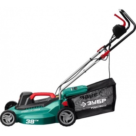Газонокосилка сетевая ЗУБР 1700 Вт ГСЦ-38-1700 - фото 2