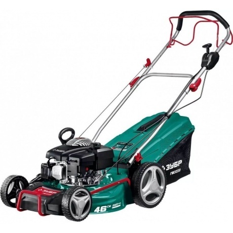 

Газонокосилка бензиновая самоходная ЗУБР 460 мм 4.5 л.с. ГБС-460