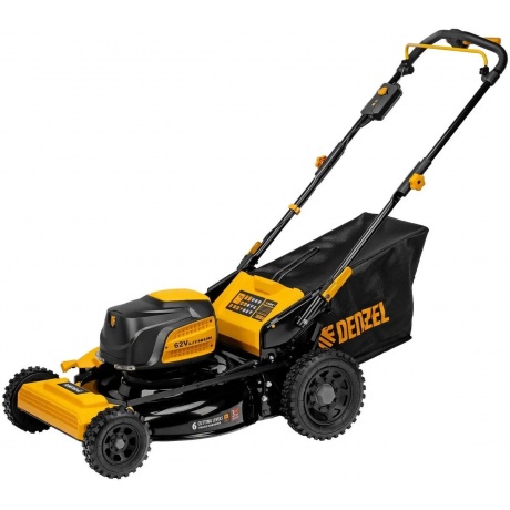 Газонокосилка аккумуляторная самоходная бесщет RLMS560-62 560 мм Li-ion 62В Denzel 85810₽