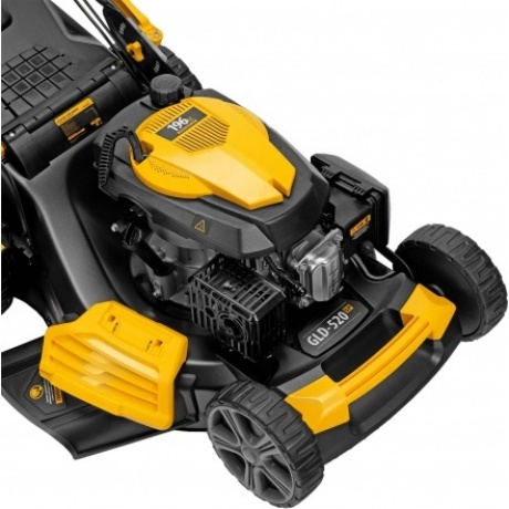 Газонокосилка бензиновая GLD-520SP, 196 куб.см., шир. 52 см,привод,7 уров.,травосб. 60 л Denzel - фото 9