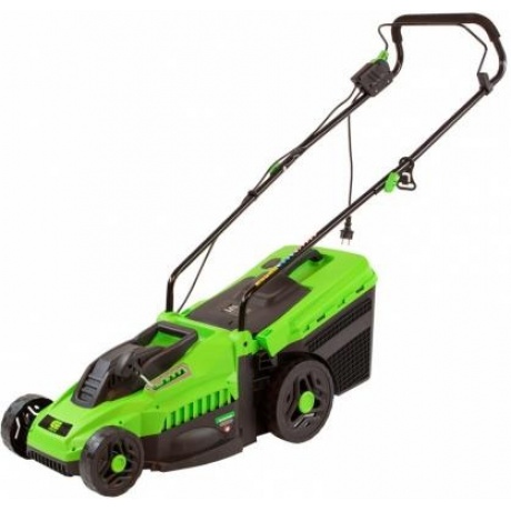 

Газонокосилка электрическая L1500, 1500 Вт, шир. 33 см, 5 уров., пласт. травосб. 35 л Сибртех