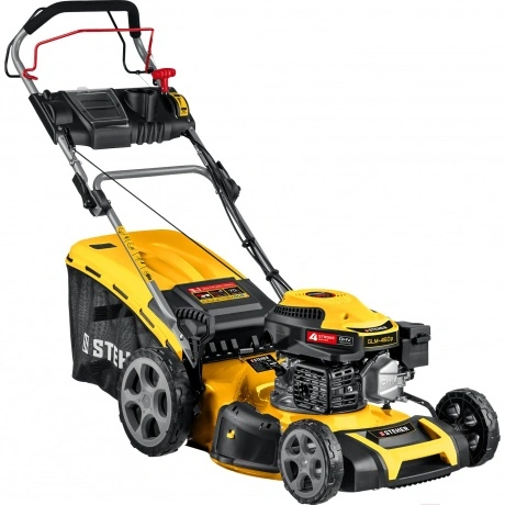 Газонокосилка бензиновая самоходная 460мм, 4.5 л.с., STEHER (GLM...