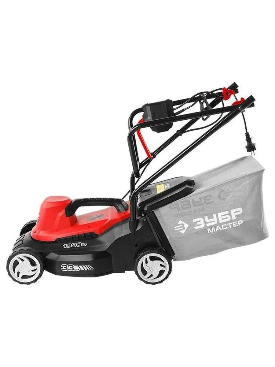 Газонокосилка сетевая ЗУБР 1000 Вт, ш/с 33 cм (ЗГКЭ-33-1000) - фото 2