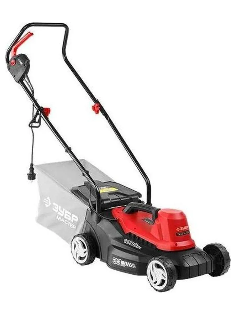 Газонокосилка сетевая ЗУБР 1000 Вт, ш/с 33 cм (ЗГКЭ-33-1000) - фото 4