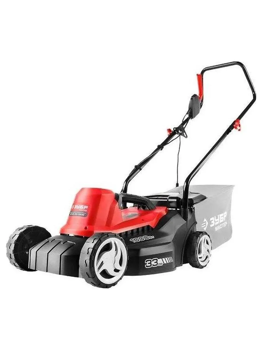 Газонокосилка сетевая ЗУБР 1000 Вт, ш/с 33 cм (ЗГКЭ-33-1000) - фото 1