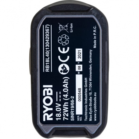 Газонокосилка RYOBI ONE+ RY18LM37A-140 5133004578 - фото 12