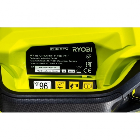 Газонокосилка RYOBI ONE+ RY18LM37A-140 5133004578 - фото 16
