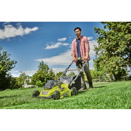 Газонокосилка бесщеточная Ryobi 36В RLM36x41H60PG 5133005544 - фото 6