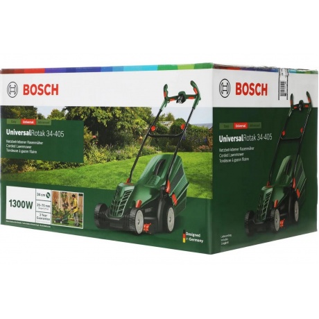 Газонокосилка роторная Bosch UniversalRotak 34-405 (06008A6401) 1300Вт - фото 10