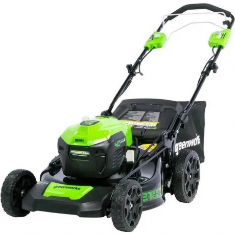 Газонокосилка роторная Greenworks GD40LM46SPK4 (2506807UB) - фото 14